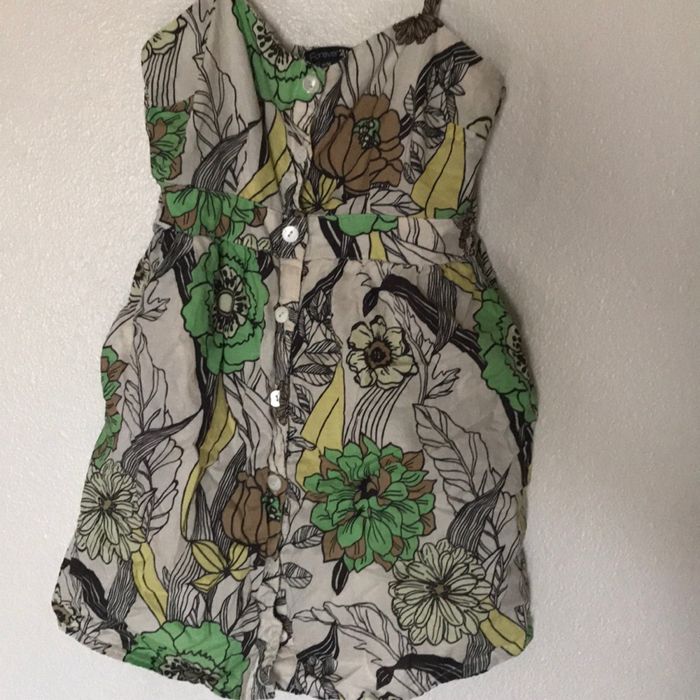 Forever 21 floral printed dress